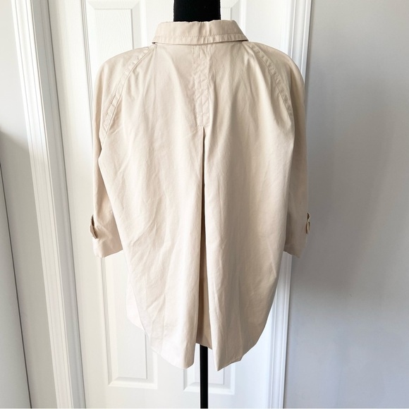 Michael Kors Beige  Short Swing Trench Coat - Picture 3 of 14